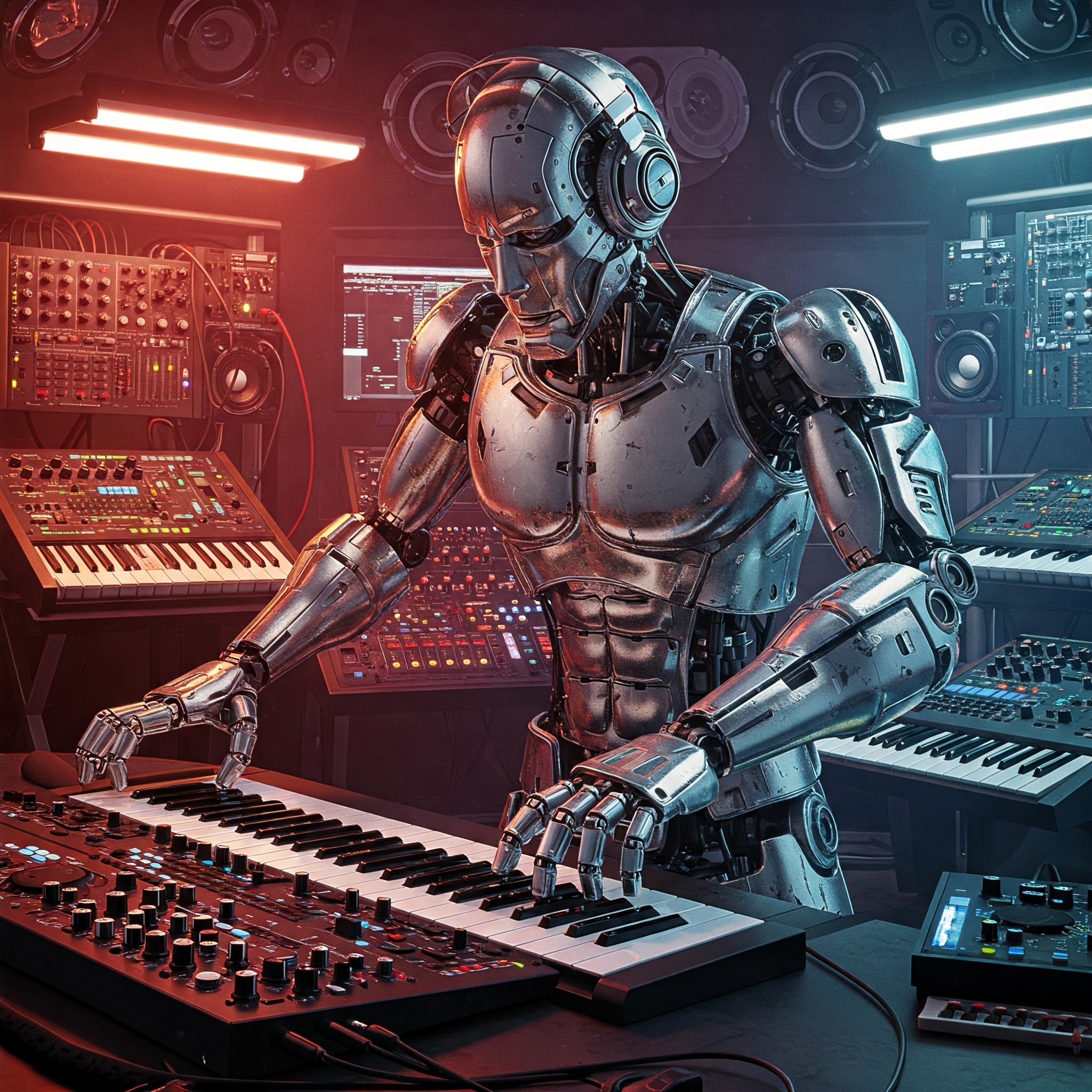 Artificial Intelligence working in music industry