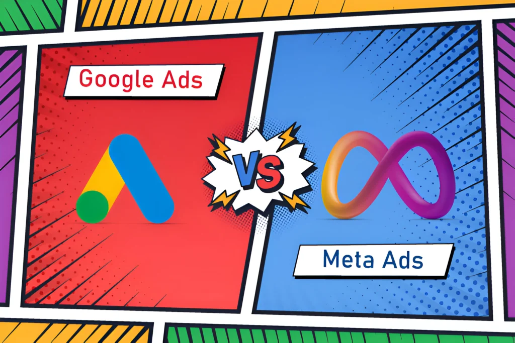 Google Ads vs Meta Ads featured